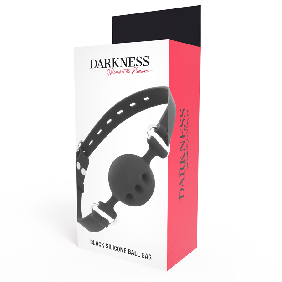 Bâillon de silence en silicone respirant — DARKNESS BONDAGE