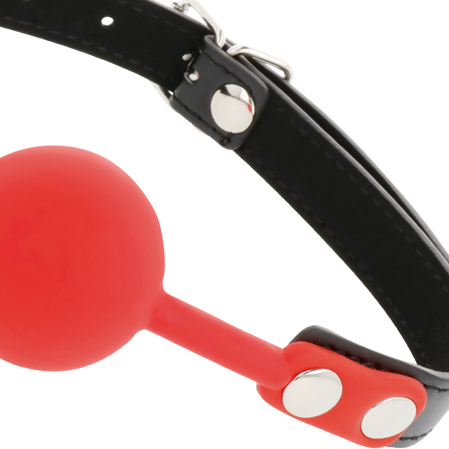 Bâillon en silicone rouge — DARKNESS BONDAGE