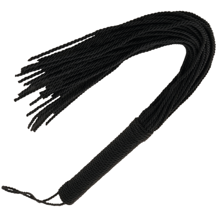 Fouet de bondage noir 50 cm — DARKNESS SENSATIONS