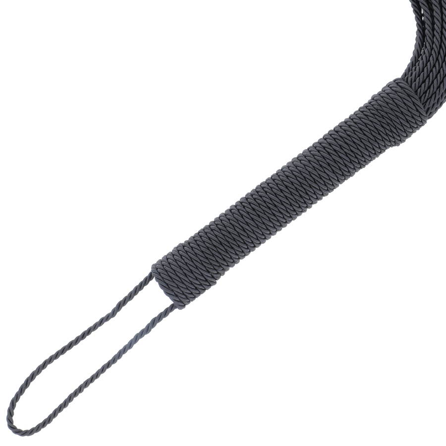 Fouet de bondage noir 50 cm — DARKNESS SENSATIONS