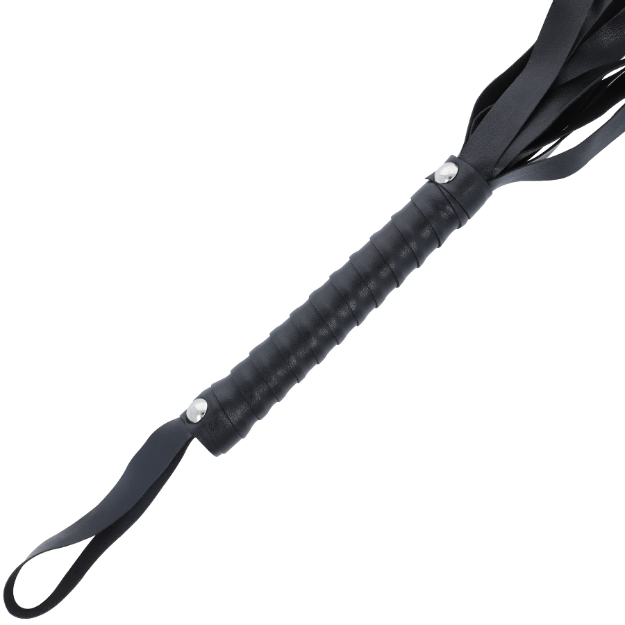 Fouet de bondage noir 51 cm — DARKNESS SENSATIONS