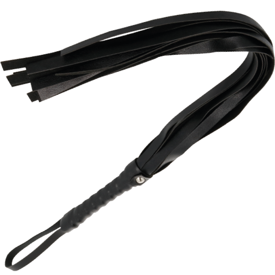 Fouet de bondage noir 45 cm — DARKNESS SENSATIONS