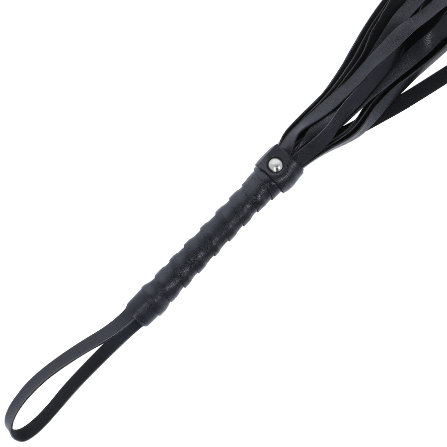 Fouet de bondage noir 45 cm — DARKNESS SENSATIONS