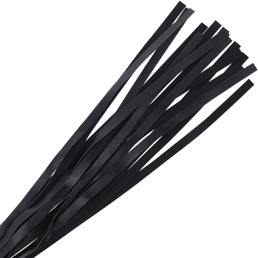 Fouet de bondage noir 45 cm — DARKNESS SENSATIONS