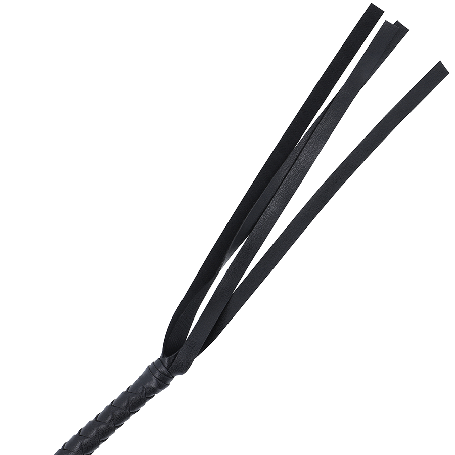 Fouet de bondage noir 210 cm — DARKNESS SENSATIONS