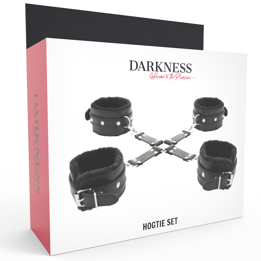 Menottes en cuir pour pieds et mains — DARKNESS BONDAGE