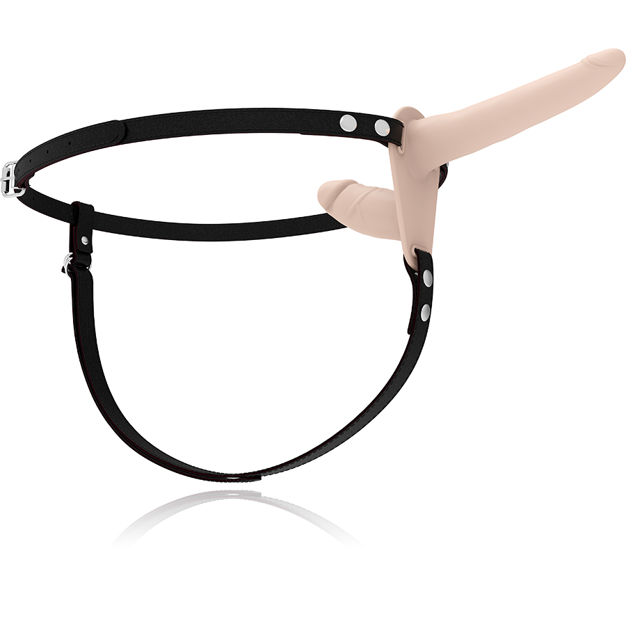 Harnais double pénétration ajustable en silicone — FETISH SUBMISSIVE HARNESS