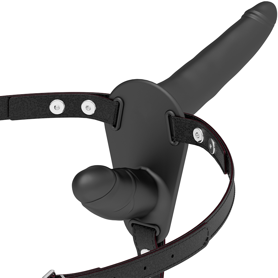 Harnais double pénétration ajustable — FETISH SUBMISSIVE HARNESS