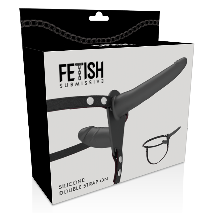 Harnais double pénétration ajustable — FETISH SUBMISSIVE HARNESS