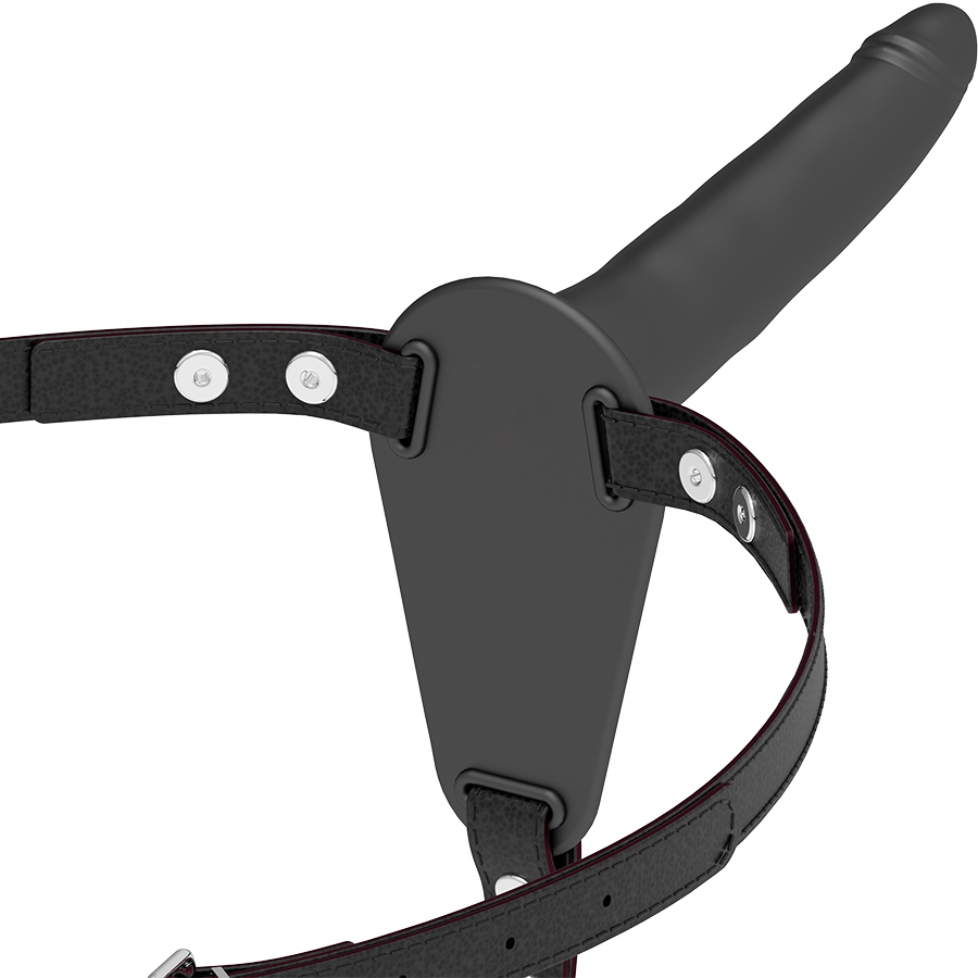 Harnais submissif en silicone noir 15 cm — FETISH SUBMISSIVE HARNESS
