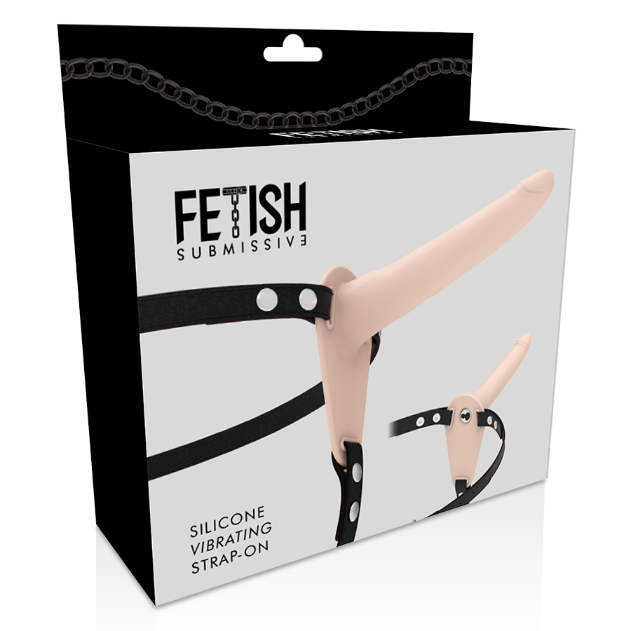 Harnais vibrant submissif en silicone 15 cm — FETISH SUBMISSIVE HARNESS