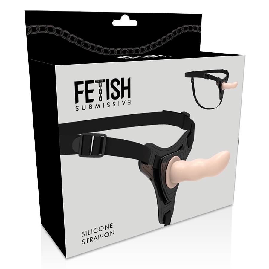 Harnais submissif en silicone à pointe effilée 12,5 cm — FETISH SUBMISSIVE HARNESS
