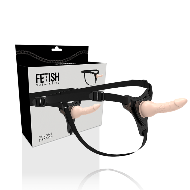 Harnais submissif en silicone avec godet réaliste — FETISH SUBMISSIVE HARNESS