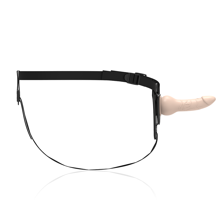 Harnais submissif en silicone avec godet réaliste — FETISH SUBMISSIVE HARNESS