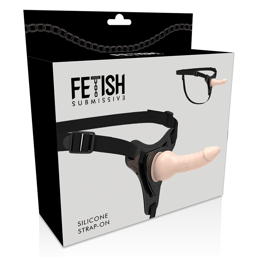 Harnais submissif en silicone avec godet réaliste — FETISH SUBMISSIVE HARNESS