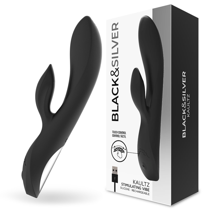 Vibrateur Kaultz à commande tactile — BLACK&SILVER