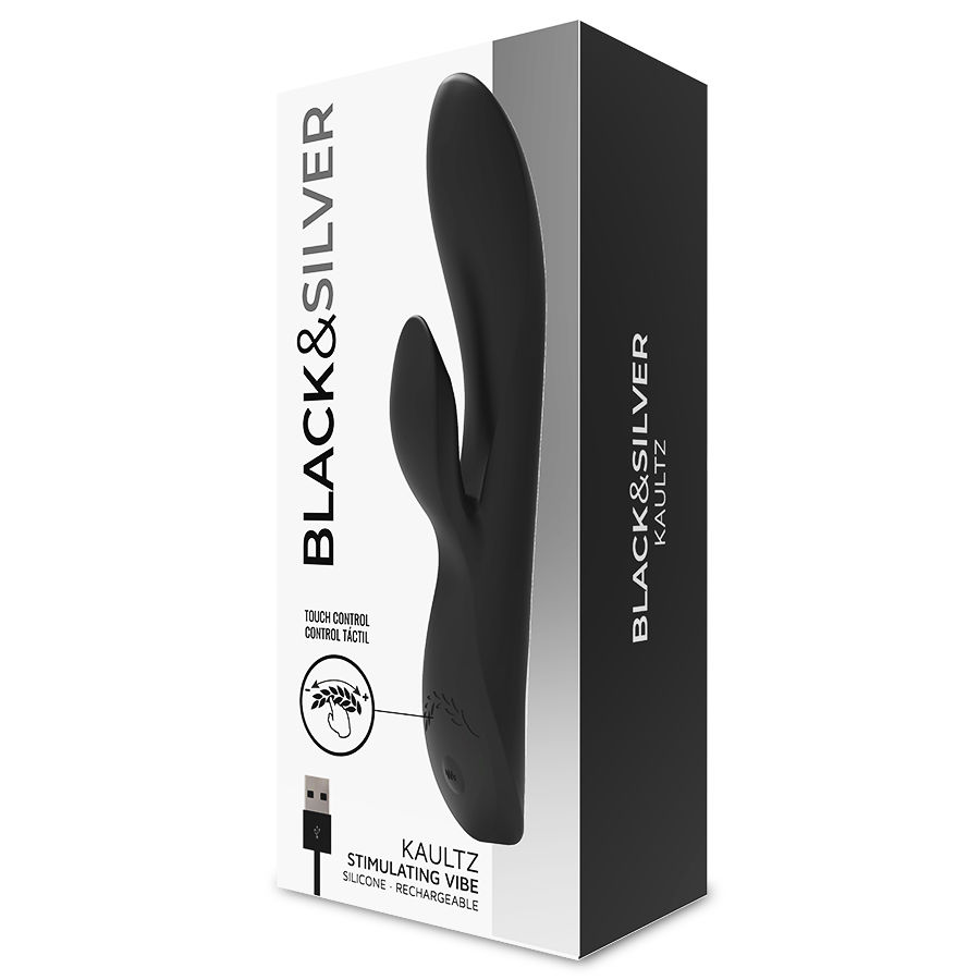 Vibrateur Kaultz à commande tactile — BLACK&SILVER