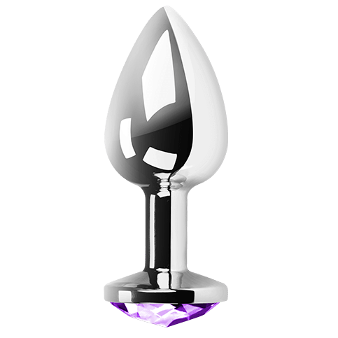 Plug anal en aluminium violet — SECRETPLAY TOYS