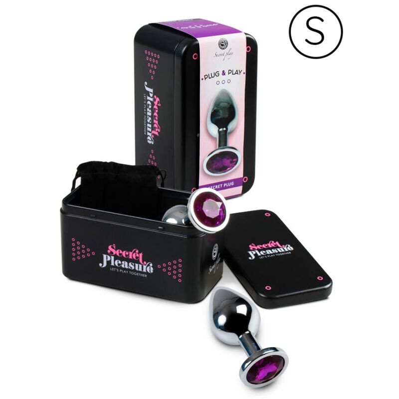 Plug anal en aluminium violet — SECRETPLAY TOYS