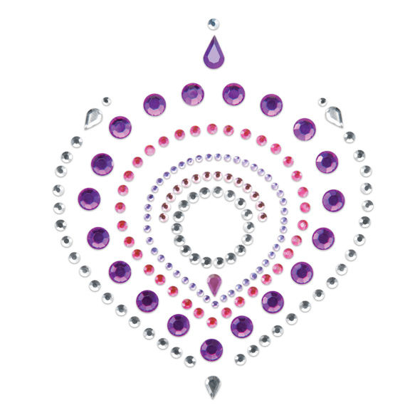 Parure de bijoux intimes lumineux lilas et rose — BIJOUX DESIRE METALLIQUE