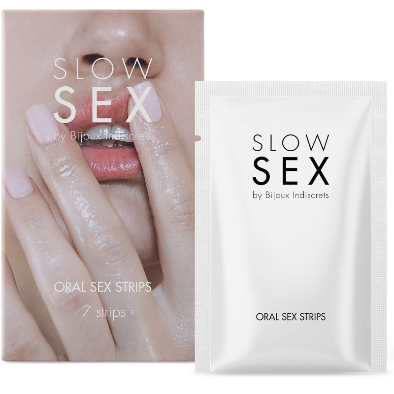 Bandes fondantes pour le plaisir oral à la menthe — SLOW SEX
