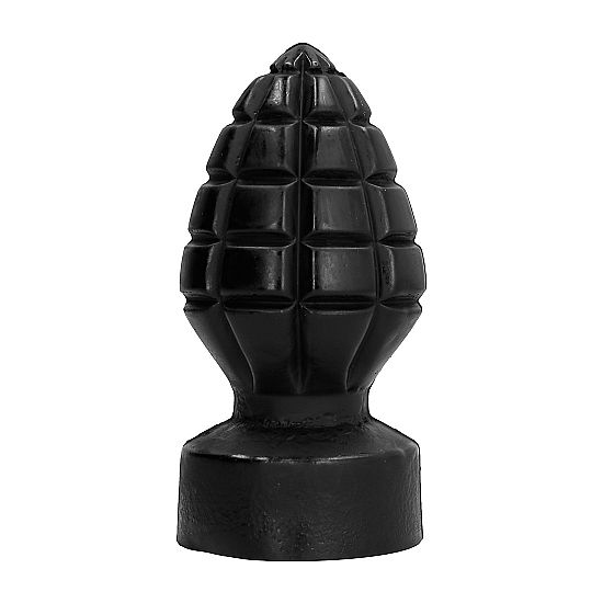 Plug anal grenade 14 cm — ALL BLACK