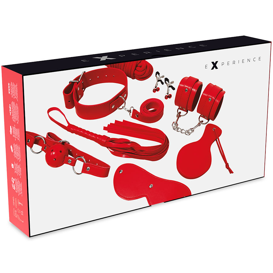 Kit fétichiste BDSM série rouge — EXPERIENCE