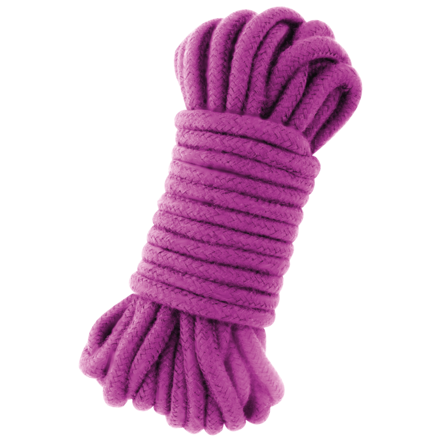 Corde japonaise en coton violet 10 m — DARKNESS BONDAGE