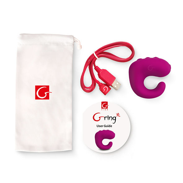 Anello Vibrante XL Lampone Morbido — G-VIBE