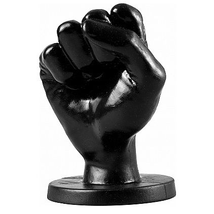 Plug anal forme poing noir 14 cm — ALL BLACK