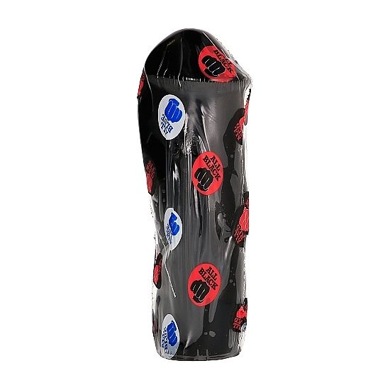 Gode réaliste noir 20 cm — ALL BLACK