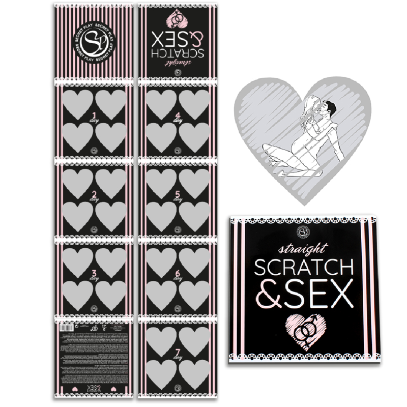 Jeu de grattage érotique pour couples — SECRETPLAY 100% GAMES