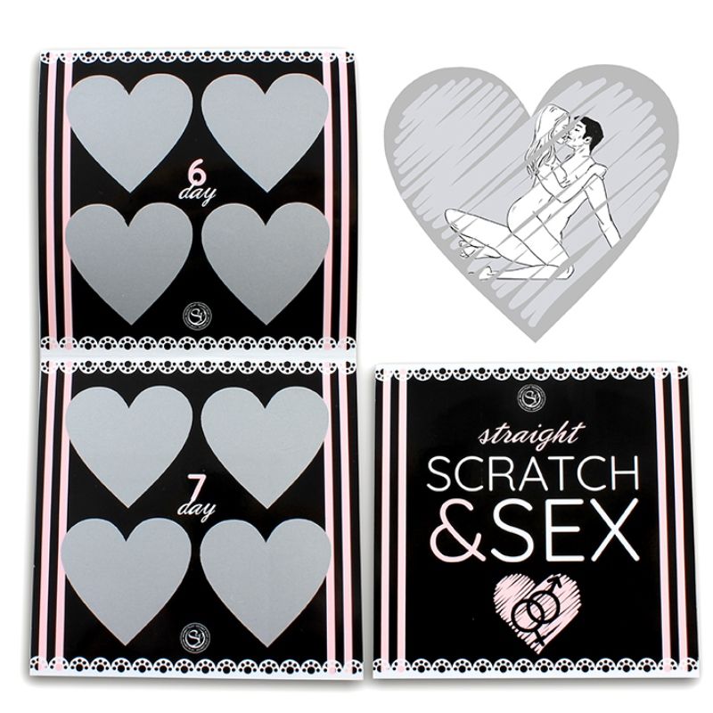 Jeu de grattage érotique pour couples — SECRETPLAY 100% GAMES