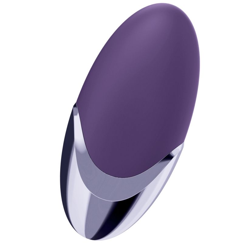 Vibromasseur à poser en silicone violet — SATISFYER LAYONS