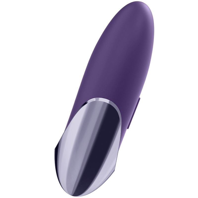 Vibromasseur à poser en silicone violet — SATISFYER LAYONS