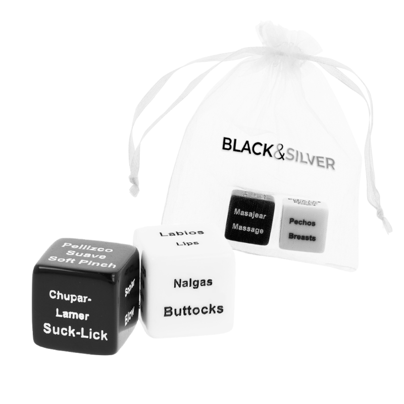 Dés pour couples — BLACK&SILVER