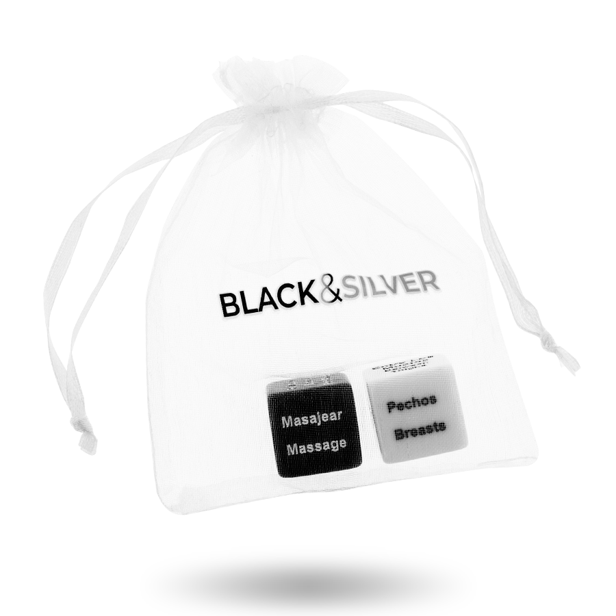 Dés pour couples — BLACK&SILVER