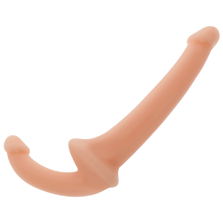 Gode double sans harnais à sonde courbe — ADDICTED TOYS