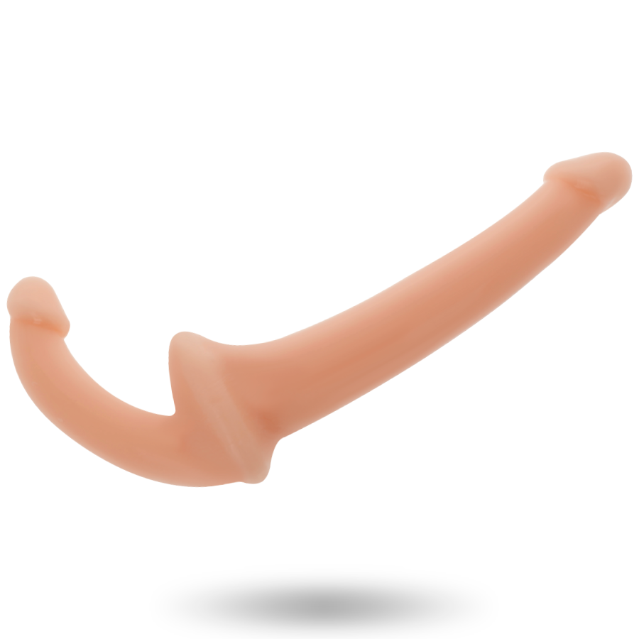 Gode double sans harnais à sonde courbe — ADDICTED TOYS