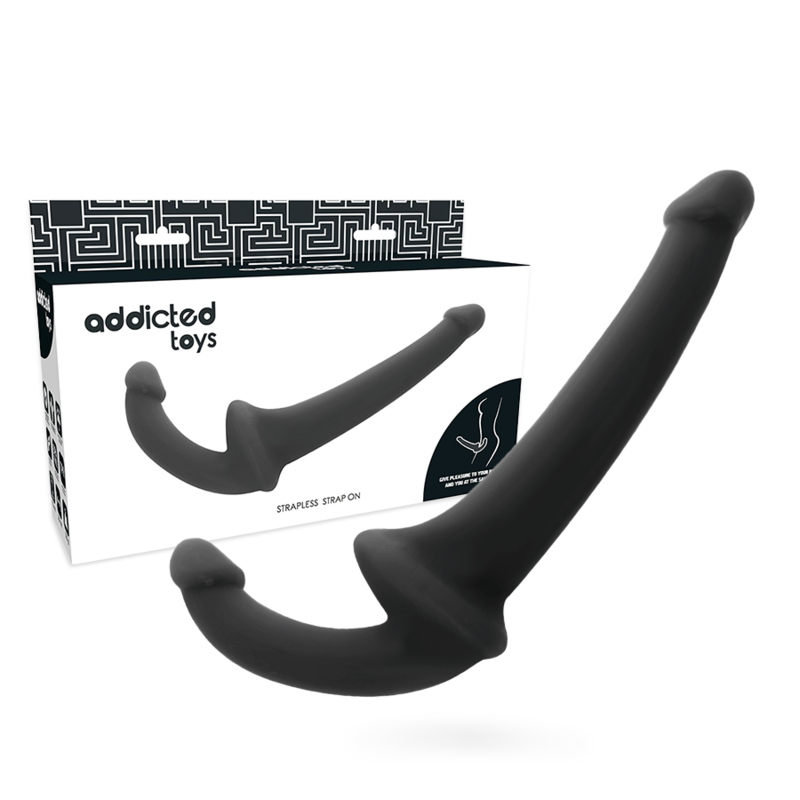 Gode double sans harnais avec stimulation — ADDICTED TOYS