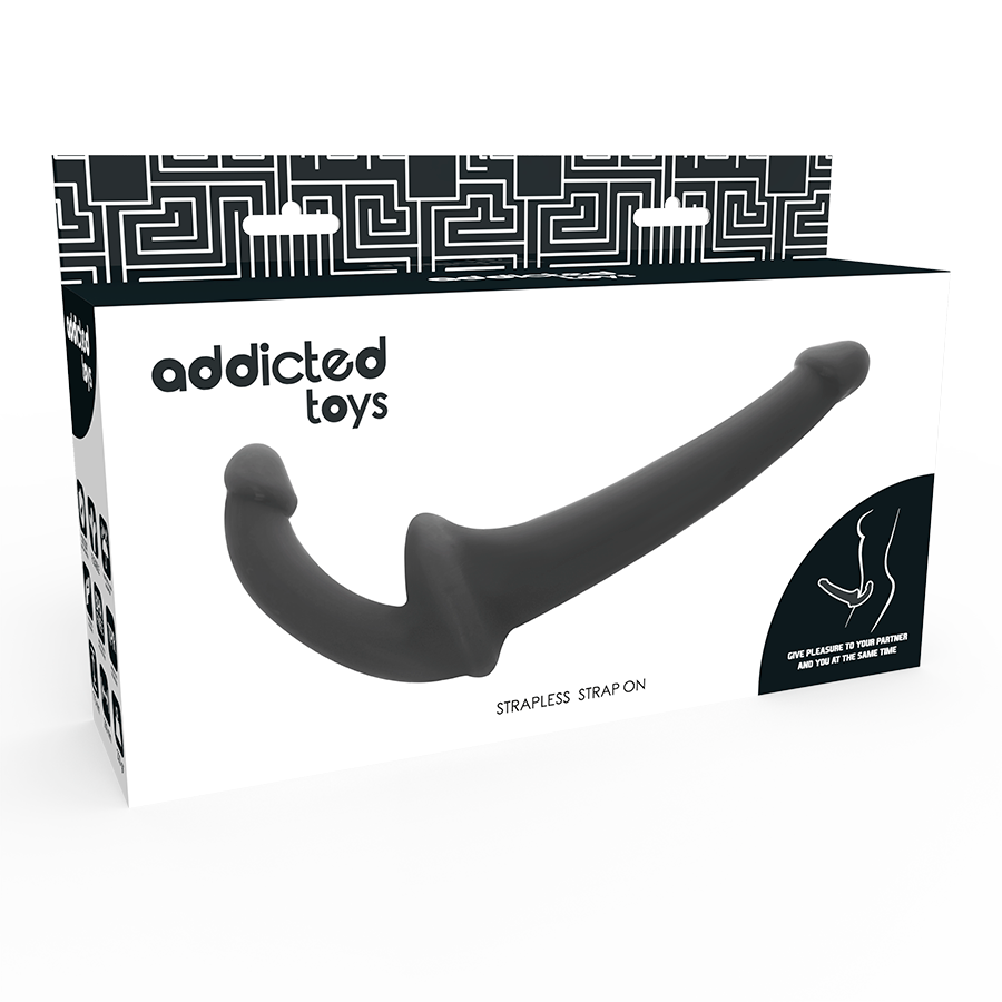 Gode double sans harnais avec stimulation — ADDICTED TOYS