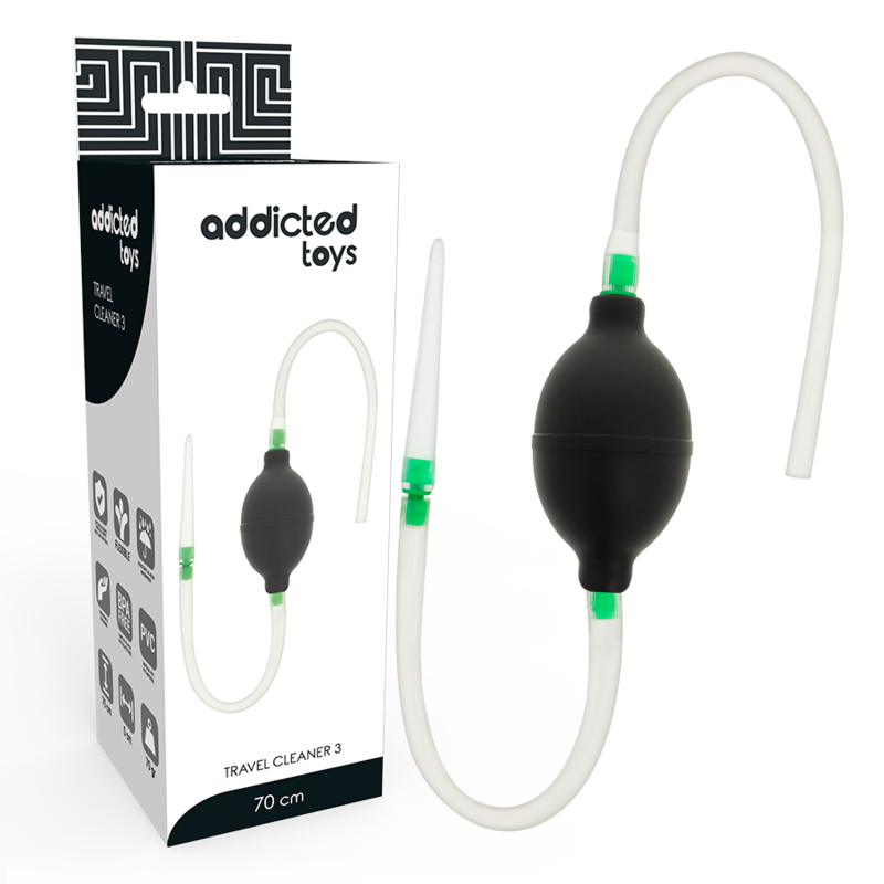 Kit de lavement intime noir — ADDICTED TOYS