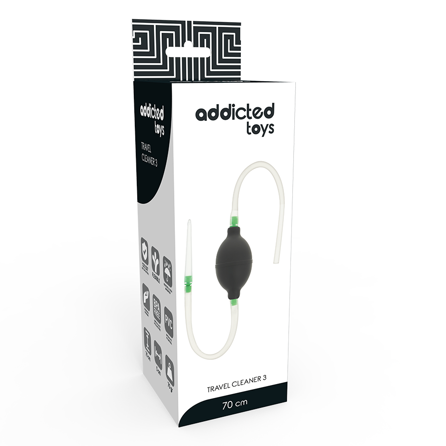 Kit de lavement intime noir — ADDICTED TOYS