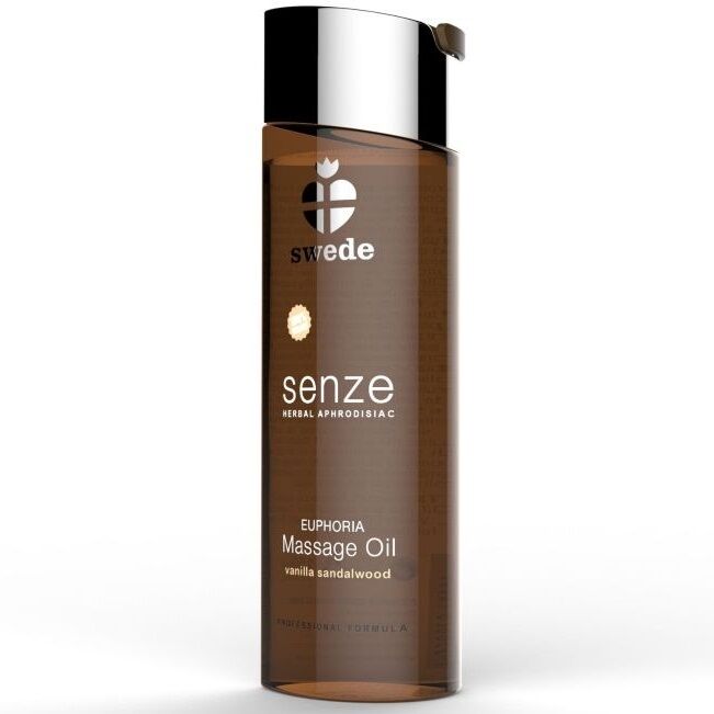Huile de massage aphrodisiaque Euphorie à la vanille et au bois de santal — SWEDE