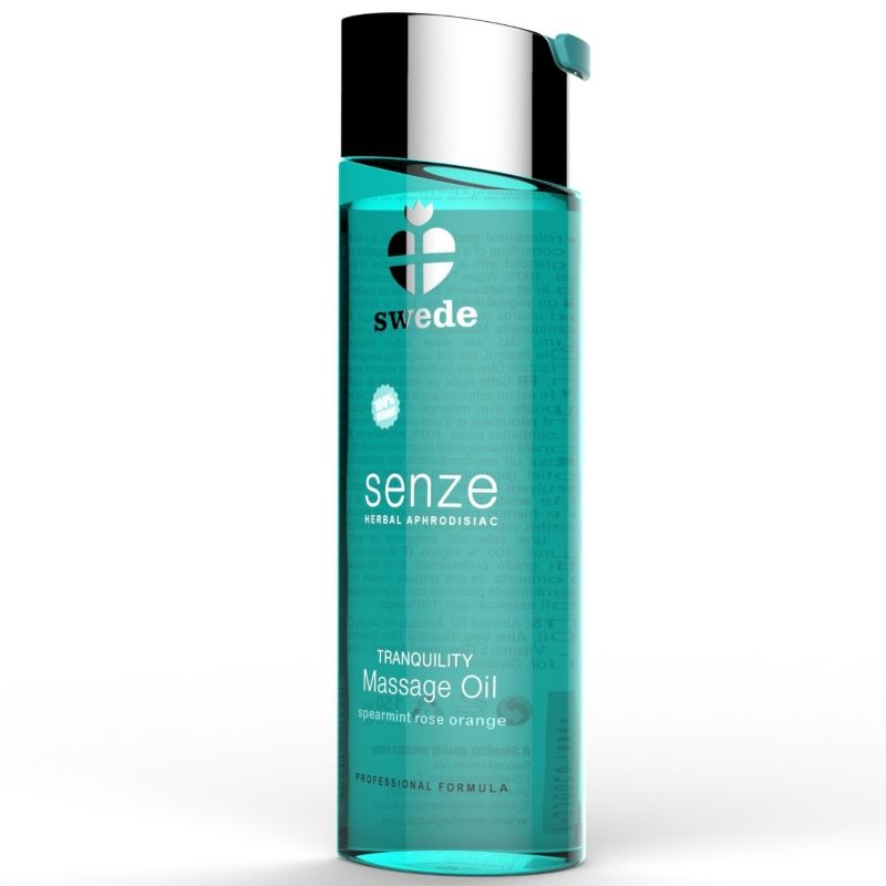 Huile de massage aphrodisiaque aux plantes tranquillité — SWEDE