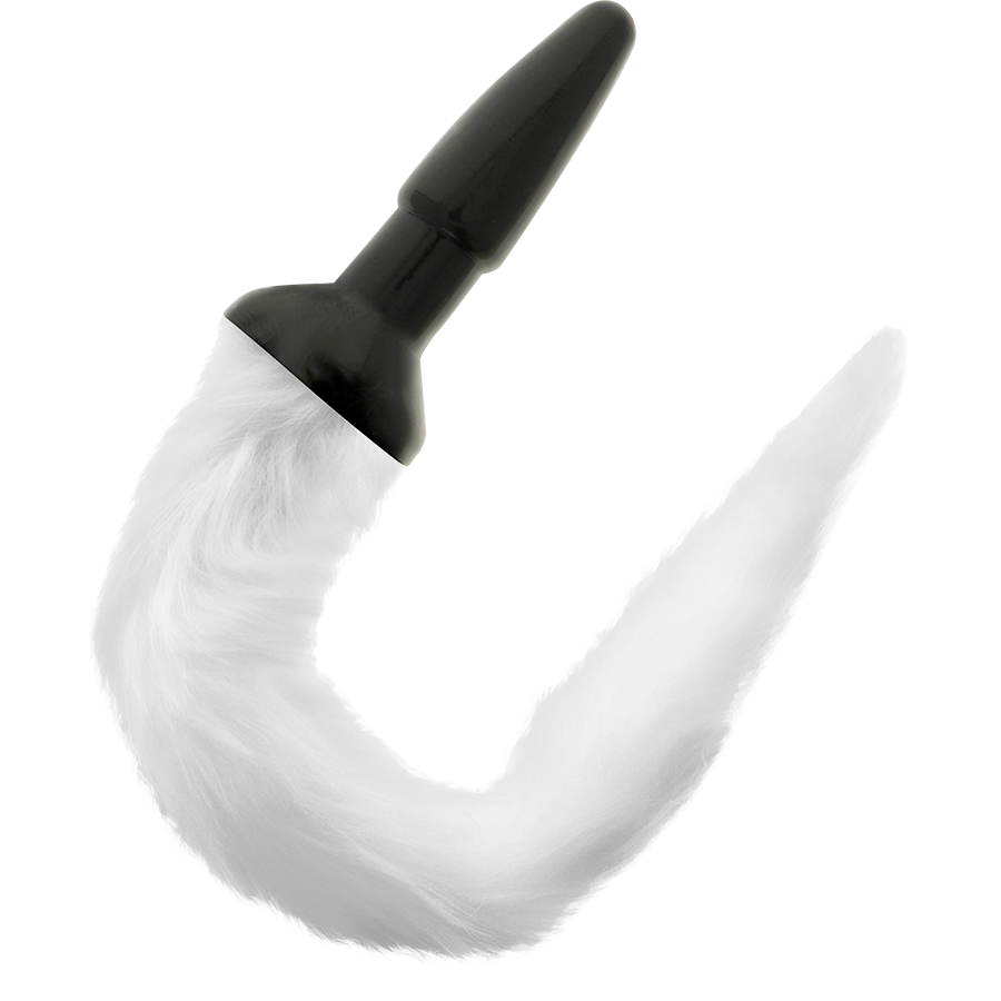 Plug anal silicone queue blanche — DARKNESS ANAL