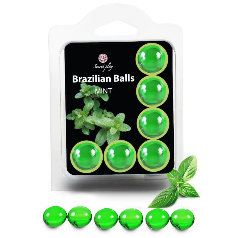 Balles brésiliennes sensuelles lubrifiantes (lot de 6) — SECRETPLAY COSMETIC
