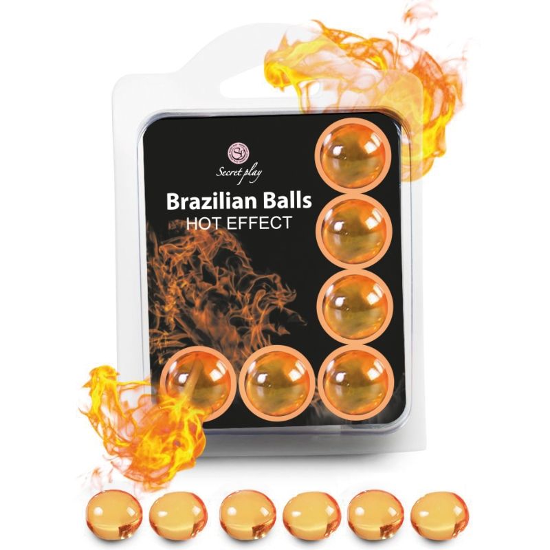 Coffret de 6 boules brésiliennes à effet chaleur — SECRETPLAY COSMETIC