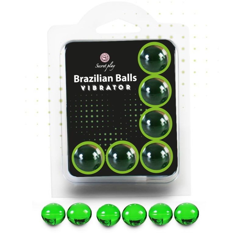 Set de 6 boules brésiliennes vibrantes — SECRETPLAY COSMETIC