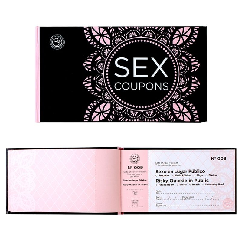 Carnet de 50 coupons coquins — SECRETPLAY 100% GAMES